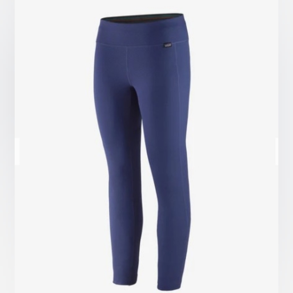 Patagonia Women's Capilene Midweight Baselayer Pants in Sound Blue- Size XS